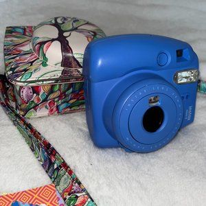 BUNDLE: Fujifilm Instax Mini 9 Instant Camera, Case, photo border frames